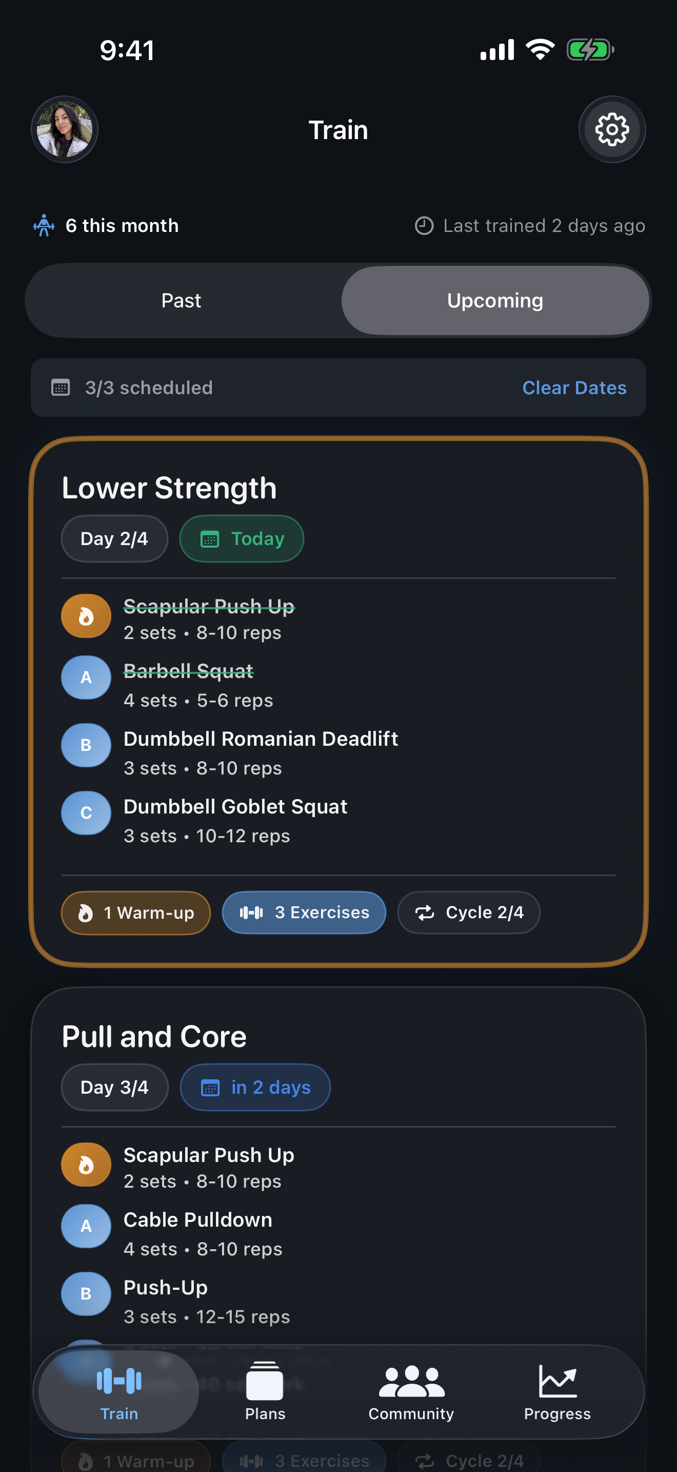 Your training week in IronGenie